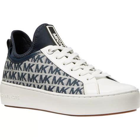 michael michael kors ace logo print lace-up sneakers|Emmett Logo Sneaker .